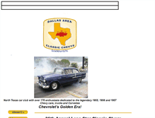 Tablet Screenshot of dallasclassicchevy.com